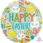  Fólia lufi 17" 43cm Happy Easter! , Boldog Húsvétot! , n4234901 (LUFI649980)