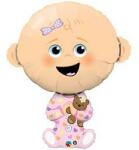  Óriás fólia lufi 38" 97cm Baby girl, 43362 (LUFI200607)