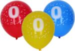 WIKY Felfújható léggömb 30 cm - 5 darabos készlet, 0 számmal (WKW009912)
