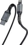 EGO Cablu Date Type C to Lightning Ego 3A 0.3m Gri (4901689120477)