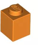 LEGO® 3005c4 - LEGO narancssárga kocka 1 x 1 méretű (3005c4)