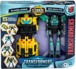Hasbro Transformers EarthSpark Cyber-Combiner Bumblebee and Mo Malto toy figure (F84395L0) - vexio Papusa