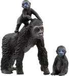 Schleich Wild Life Lowland Gorilla Family, toy figure (42601) - vexio Figurina