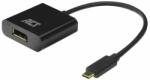 ACT AC7320 USB-C to DisplayPort female adapter 4K Black (AC7320) - pcland