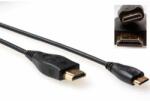 ACT HDMI High Speed v1.4 HDMI-A male - HDMI-C male cable 1m Black (AK3671)