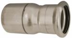  Bänninger 108mm*76mm KB szűkítő idom, INOX (rozsdamentes), SS 304, Hőszivattyús és fűtési rendszerekhez