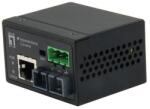 LevelOne LevelOne IEC-4301 hálózati média konverter 100 Mbit/s Single-mode Fekete (IEC-4301) (IEC-4301)
