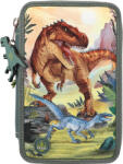 Dino World Tolltartó Dino World felszereléssel, Green, T-Rex és Coelophysis, háromszintes (NW3501600)