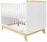  Gyerekágy leesésgátlóval New Baby MARCUS 120x60 cm fehér/természetes (8563700)