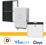 Deye, Dowell, TrinaSolar 5, 1 kWp napelem rendszer csomag (6, 6 kWh tárolókapacitással) (6015)