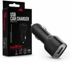 MaxLife USB szivargyújtó töltő adapter - Maxlife MXCC-01 USB Car Fast Charger - 5V/2, 1A - fekete - akcioswebaruhaz