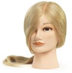 Bratt szőke babafej humán hajjal, 45-50 cm - hairpower
