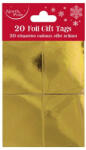 Clairefontaine Ajándékkísérő kártya Clairefontaine arany 20 db/csomag (X-25611-GTC)