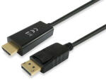 Equip Átalakító kábel, DisplayPort-HDMI, 3m, EQUIP