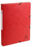 Exacompta Füzetbox karton Exacompta A/4 25 mm gerinccel prespán piros (50305E)