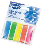Forofis Oldaljelölő műanyag Forofis 12x45 mm 5x25 lapos vegyes színekben (91036)