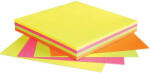 Info Notes Öntapadós jegyzettömb Info Notes 75x75 mm 100 lapos élénk vegyes színek (5654-39-PK1-B)