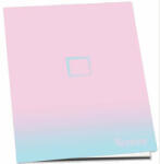 PULSE Füzet, tűzött, A4, kockás, 52 lap, PULSE "Pastel Colours