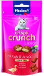 Vitakraft Crispy Crunch Macska Jutalomfalat Superfood Kacsa & Feketeberkenye 60g - kingzoo