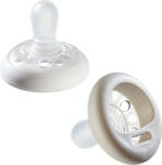 Tommee Tippee Set 2 Suzete Tommee Tippee Closer to Nature 0-6 luni, Alb (5010415334404)