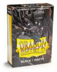  Dragon Shield Matte Black 60 Japanese Size - 62x89mm - Fekete (60db/csomag)