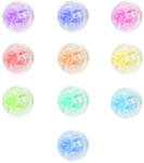 PartyPal LED golyók, világító lufihoz, színváltós, 10db (LUFI777319)