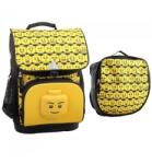 LEGO® Ghiozdan scoala + sac sport Optimo, design Minifigures Heads LEGO Core Line (7678)