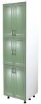 Spectral Mobila Soldat 60 cu 6 usi Zebra MDF verde drept