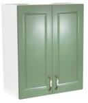 Spectral Mobila Corp superior 60 cu 2 usi pentru hota telescopica Zebra MDF verde