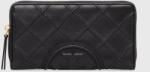 Tory Burch bőr pénztárca Fleming Soft Zip Continental Wallet fekete, női, 140344.001 - fekete Univerzális méret