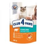 CLUB 4 PAWS Plic Club 4 Paws Pisici Sterilizate cu Vita, 80 g