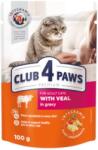CLUB 4 PAWS Plic Club 4 Paws Pisici Adulte cu Vitel in sos, 100 g