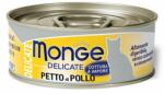 Monge 6 x Monge Cat Delicate Piept de Pui, 80 g