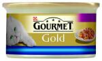 Gourmet Hrana umeda pentru pisici Conserva Gourmet Gold cu Peste si Spanac, 85g