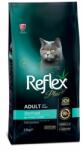 Lider Pet Food Reflex Plus Adult Cat Sterilised cu Pui, 15 kg