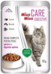 MIAU MIAU Plic Miau Miau Care Digestive cu Miel, 85 g