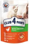 CLUB 4 PAWS 24 x Plic Club 4 Paws Kitten cu Pui in sos, 80 g