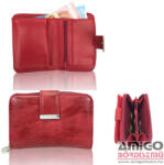 Jennifer Jones Női Pénztárca 1104-7 Piros - Kicsi Méret (1104-7)