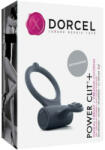 Dorcel Power Clit Plus - inel vibratoare pentru penis cu acumulator (negru) (3700436071595) Inel pentru penis