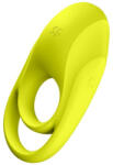 Satisfyer Spectacular - inel de penis vibratoare, impermeabil și cu baterie (galben) (4061504009933) Inel pentru penis