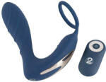 You2Toys - Vibrator anal pentru prostată cu inel penian - silicon albastru (05948810000) Vibrator
