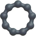 Dorcel Maximize - inel penian din silicon cu biluțe (gri) (3700437010029) Inel pentru penis