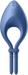 Satisfyer Bullseye - inel pentru penis vibratil, reîncărcabil și inteligent (albastru regal) (4061504018362) Inel pentru penis