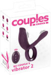 Couples Choice - inel pentru penis vibrații wireless - lila - reîncărcabil (05535300000) Inel pentru penis