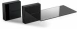 Cube Meliconi GHOST CUBE SHELF BLACK kábel takaró sín, AV polc (480524)