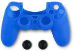 Spartan Gear - Carcasă de protecție din silicon pentru controler și mânere pentru degetul mare - Albastru (PS4)