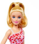 Barbie Mattel Barbie Fashionistas doll with blonde ponytail and floral dress (HJT02) - pcone Papusa