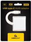 Gembird USB type-C multi-adapter argint (A-CM-HDMIF-02-SV)