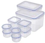 TOO KT-143 10db-os ételtároló doboz szett, 4x180ml, 4x400ml, 1x1.500ml, 1x4.200ml (KT-143) - bestbyte