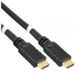 PremiumCord Cablu HDMI cu amplificator, High Speed, Ethernet, 4K@60Hz, tripluecranat, V2.0, conectori auriti, 25m, PremiumCord kphdm2r25 (kphdm2r25)